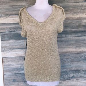 Kerisma oatmeal cream knit flecked sweater top🌸